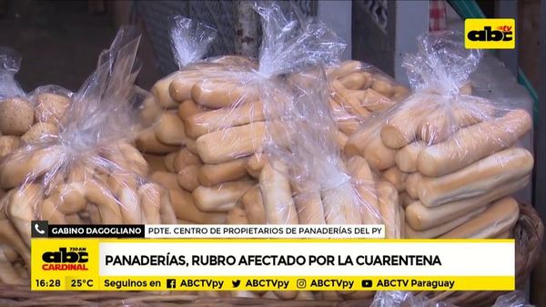 Panadería, rubro afectado por la cuarentena - ABC Noticias - ABC Color