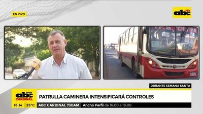 Patrulla Caminera intensifica controles durante Semana Santa - ABC Noticias - ABC Color