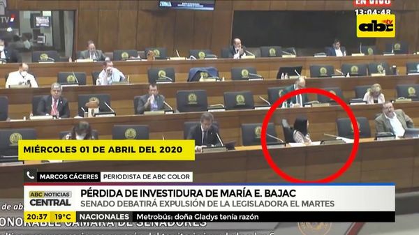 Pérdida de investidura de Maria E. Bajac - ABC Noticias - ABC Color