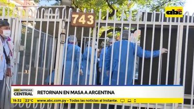 Retornan en masa a la Argentina - ABC Noticias - ABC Color