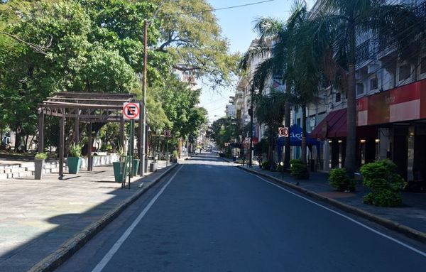 Efecto cuarentena-Semana Santa: nulo movimiento en centro capitalino. - Nacionales - ABC Color