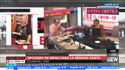 HOY / Colaso Bo, chef, sobre las opciones de menú para Semana Santa