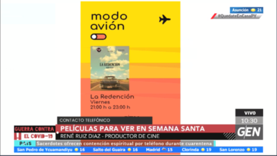 HOY / René Ruíz Díaz, productor de Cine, sobre las películas para ver en Semana Santa
