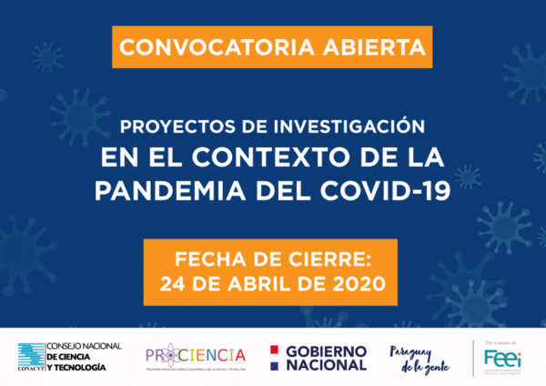 Abren convocatoria para financiar proyectos de investigación sobre Covid-19 - Paraguay Informa