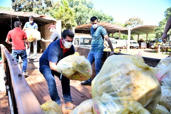 Entregan más 30 mil kilos de alimentos en Alto Paraná