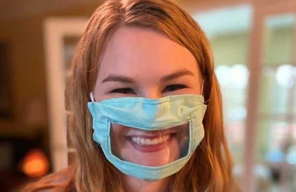 Estudiante fabrica mascarillas transparentes pensadas en el lenguaje de señas - SNT