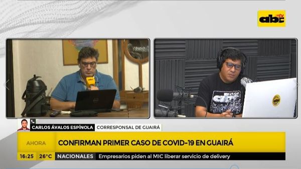 Confirma primer caso de covid-19 en Guairá - ABC Noticias - ABC Color