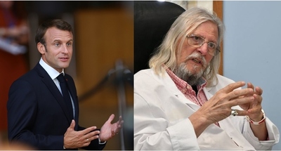 Macron visita a Didier Raoult, el polémico doctor que trata la COVID-19 con cloroquina