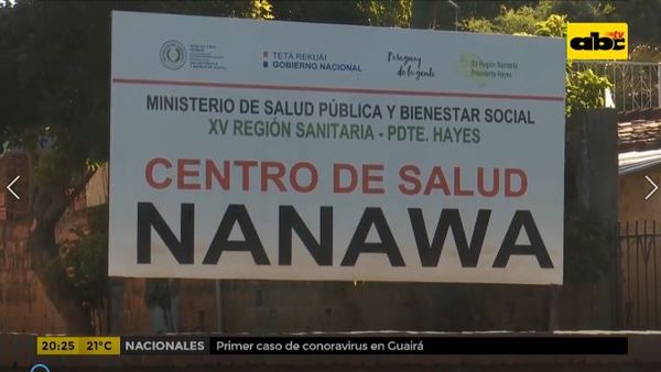 Nanawa: Precario consultorio de contingencia - ABC Noticias - ABC Color