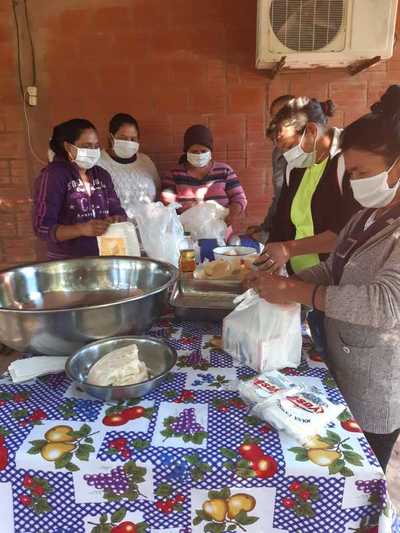Preparan chipa solidaria