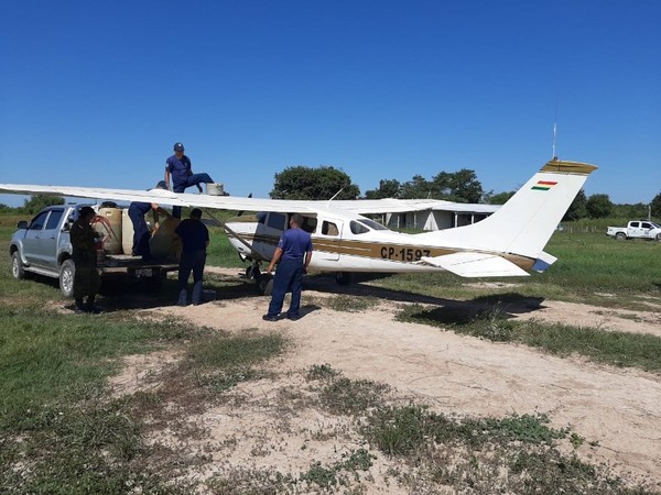 En Bahía Negra, incautan 385 kilos de cocaína y una avioneta
