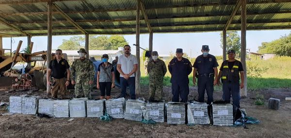 Incautan 385 kilos de cocaína en el Chaco