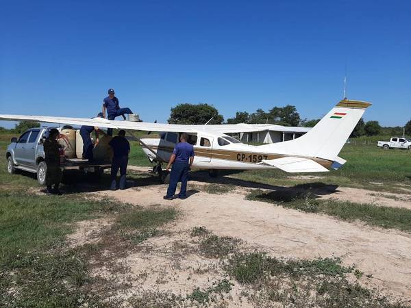 Incautan 385 kilos de cocaína y una narcoavioneta, en Bahía Negra - ADN Paraguayo