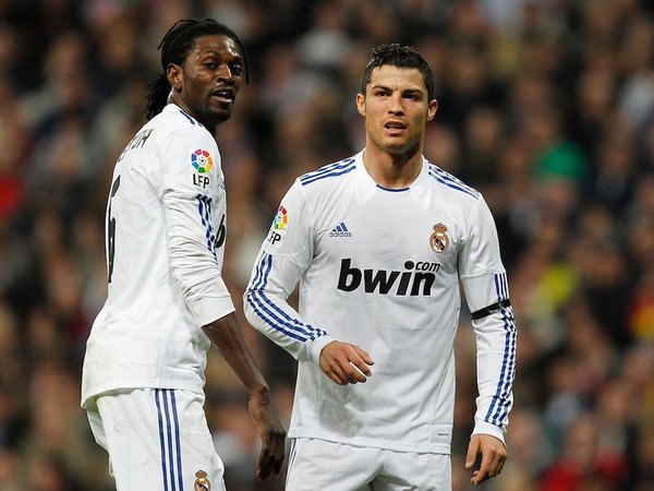 El desafío de Adebayor a Cristiano Ronaldo, Sergio Ramos y Drogba