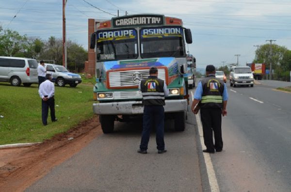 Dinatran amplía suspensión de servicio de transporte