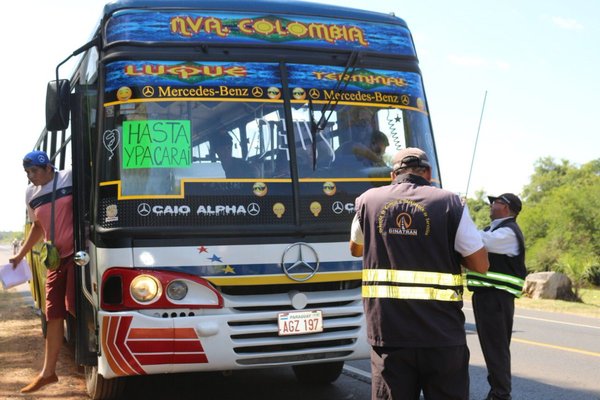 Dinatran extiende suspensión del servicio de transporte de pasajeros al interior