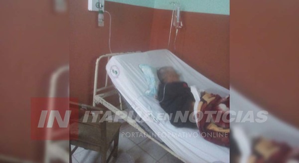 UN HOMBRE DE 76 AÑOS NECESITA OXÍGENO PARA SEGUIR VIVIENDO
