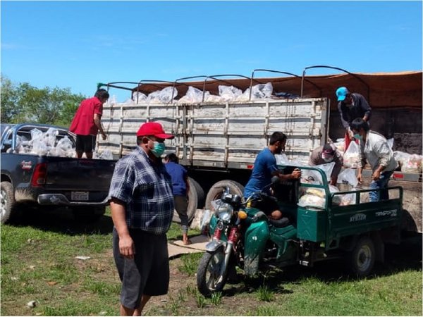 Covid-19: Escuelas reciben kits de alimentos en Puerto Casado