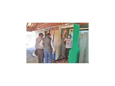 Instalan equipo de higiene en hospitales de Encarnación