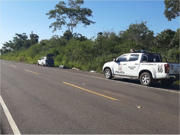 Hallan cadáver embalado al costado de la ruta en Amambay