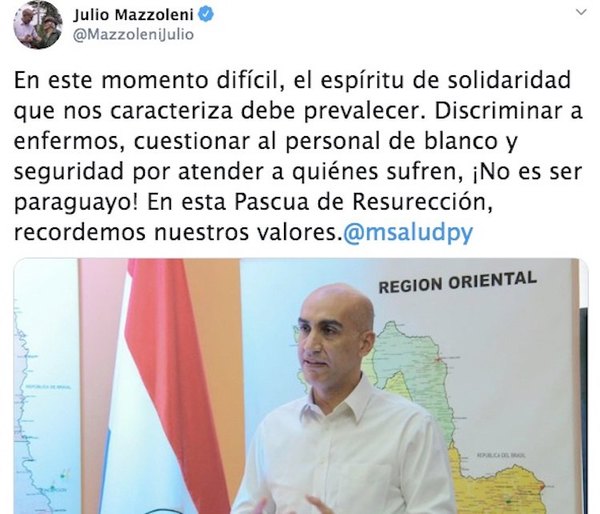 Mazzo les trozó a los que no saben “ser paraguayos” | Crónica