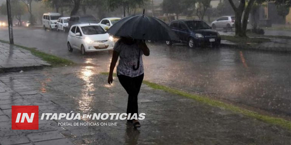 LLUVIAS Y OCASIONALES TORMENTAS A PARTIR DE LA TARDE DE HOY