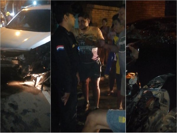 Policía en estado de ebriedad causa accidente en Luque