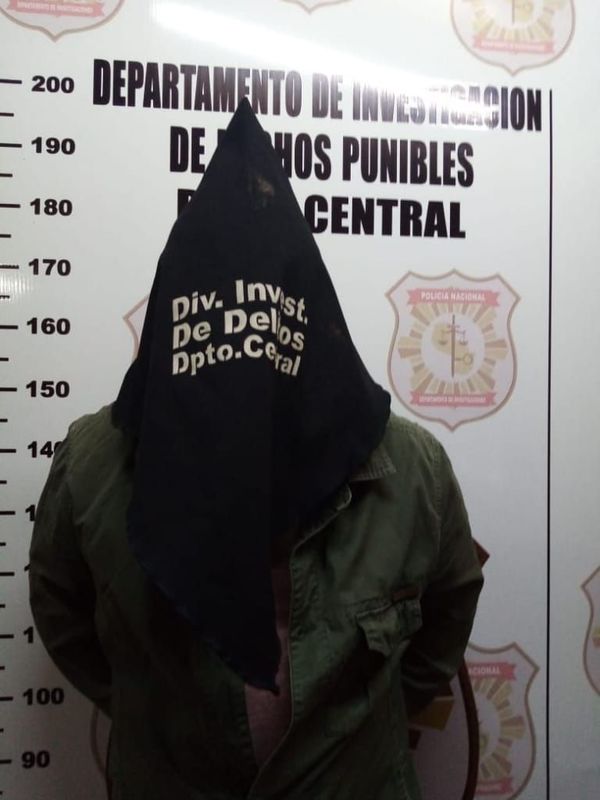 Detienen a presunto miembro del PCC en San Lorenzo, cabecilla de varios asaltos en Central - Nacionales - ABC Color