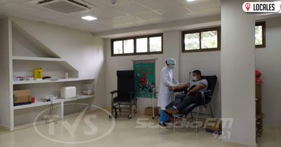 Banco de Sangre del HRE recepciona donaciones en la Gobernación de Itapúa