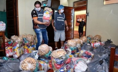 Más de 12.000 Kg de alimentos para familias de Franco y Minga Guazú
