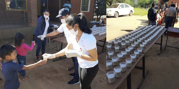 AGASAJO DE PASCUA A LOS NIÑOS DE LA COMUNIDAD INDÍGENA GUAVIRAMI