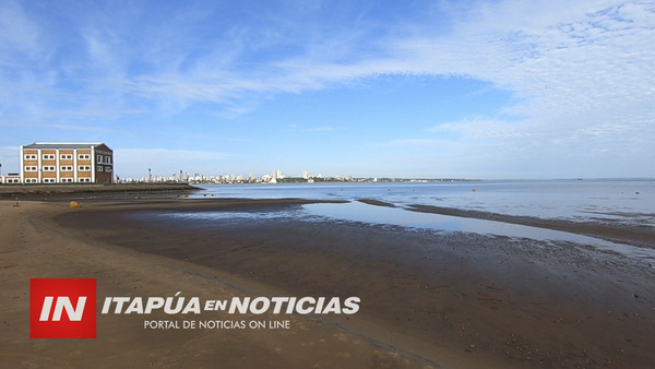 NULA CIRCULACIÓN EN EL RÍO PARANÁ POR UNA DE LAS MAYORES BAJANTES EN DÉCADAS. .