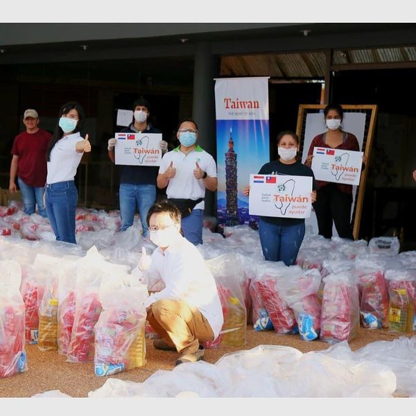 Taiwán dona 600 kits de alimentos para artesanos