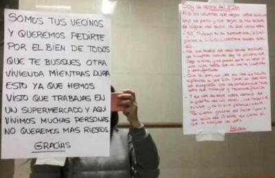 COVID-19: vecinos piden a una madre que se vaya del edificio 'por trabajar en supermercado' - C9N
