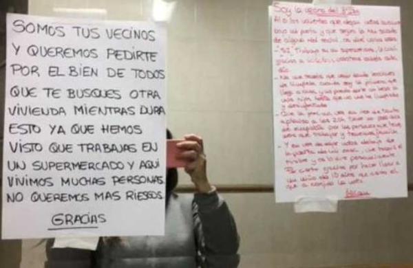 COVID-19: vecinos piden a una madre que se vaya del edificio 'por trabajar en supermercado' - C9N