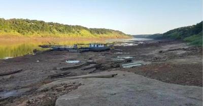 Paraná irreconocible tras bajada de las aguas