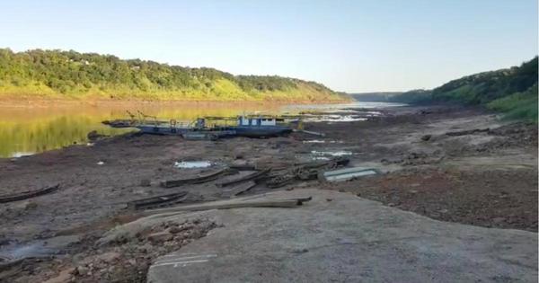 Paraná irreconocible tras bajada de las aguas