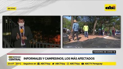Informales y campesinos, los más afectados - ABC Noticias - ABC Color