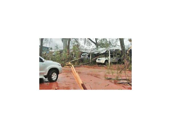 Tormenta destruyó viviendas y hasta comisaría en el Norte
