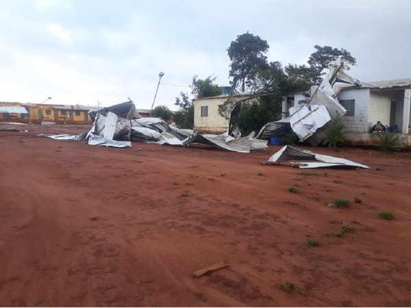 Fuerte temporal destecha viviendas en PJC
