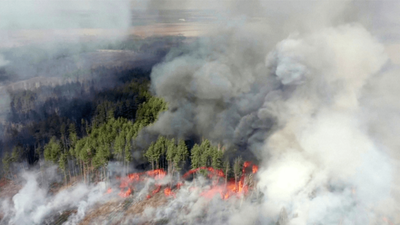 Incendios en la zona de Chernóbil