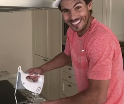 Rafael Nadal descubrió el arte culinario