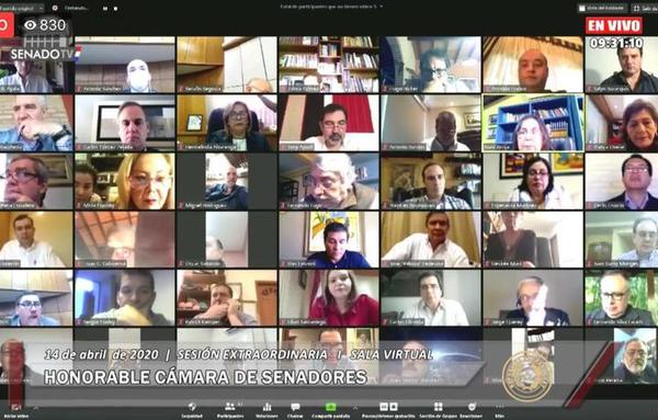 En sesión extraordinaria, Senado trata virtualmente la pérdida de investidura de Bajac