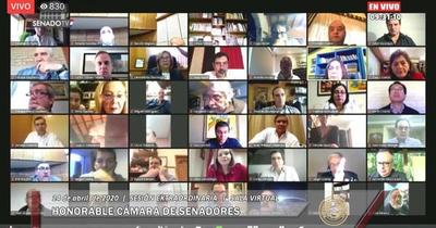 En sesión extraordinaria, Senado trata virtualmente la pérdida de investidura de Bajac