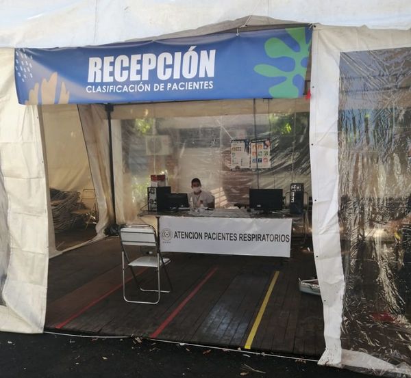 Hospital de Barrio Obrero ya atendió a más de 200 pacientes respiratorios