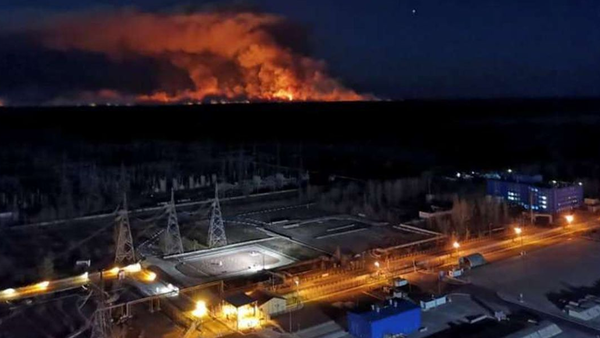 ALERTA: Incendio forestal en Chernobyl se acerca al reactor 4 de la central nuclear