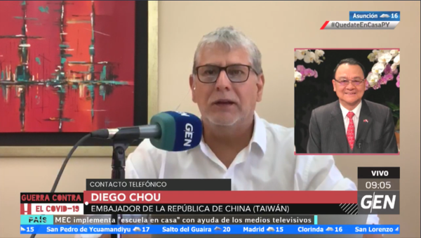 HOY / Diego Chou, embajador de Taiwán en Paraguay, dijo que ellos desde un principio advirtieron a la OMS sobre este virus, pero fueron ignorados