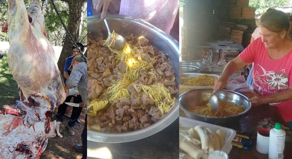 COMILONA CON ABUNDANTE CARNE EN TODO CAMBYRETÁ.