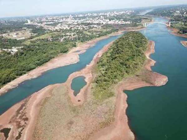Bajante del río Paraná afecta comercio internacional y producción de Itaipú y Yacyretá - ADN Paraguayo