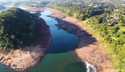 Nivel del río Paraná bajó mas de 12 metros